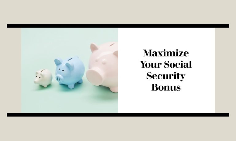 how do i get the $16728 social security bonus